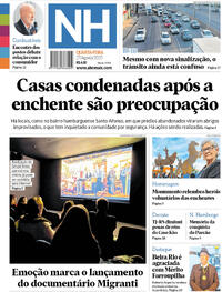 Capa do jornal Jornal NH 27/08/2025