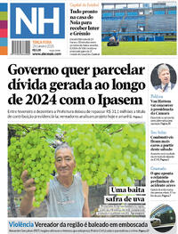 Capa do jornal Jornal NH 28/01/2025