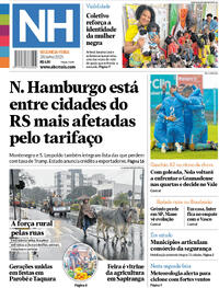 Capa do jornal Jornal NH 28/07/2025
