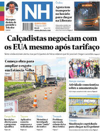 Capa do jornal Jornal NH 28/08/2025