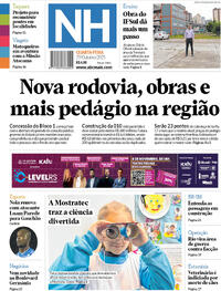 Capa do jornal Jornal NH 29/10/2025