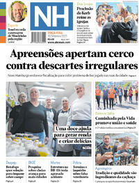 Capa do jornal Jornal NH 30/09/2025