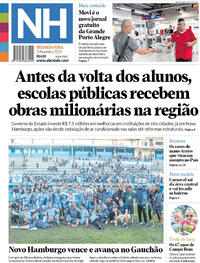 Capa do jornal Jornal NH 02/02/2026