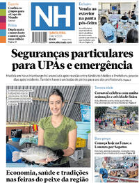 Capa do jornal Jornal NH 02/04/2026