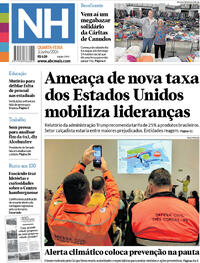 Capa do jornal Jornal NH 03/06/2026