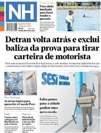 Capa do jornal Jornal NH 04/02/2026