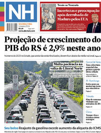 Capa do jornal Jornal NH 05/01/2026