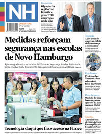 Capa do jornal Jornal NH 05/03/2026