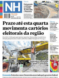 Capa do jornal Jornal NH 05/05/2026