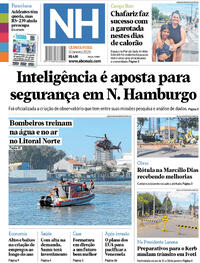 Capa do jornal Jornal NH 08/01/2026
