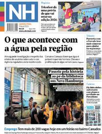 Capa do jornal Jornal NH 09/04/2026