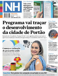 Capa do jornal Jornal NH 10/03/2026