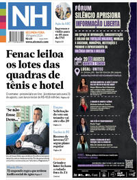 Capa Jornal NH 10/08/2026