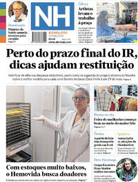Capa do jornal Jornal NH 11/05/2026
