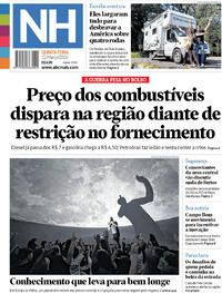 Capa do jornal Jornal NH 12/03/2026