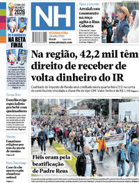 Capa Jornal NH 13/07/2026