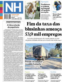 Capa do jornal Jornal NH 14/05/2026