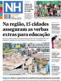 Capa do jornal Jornal NH 15/04/2026