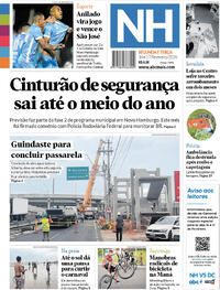 Capa do jornal Jornal NH 16/02/2026