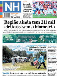 Capa do jornal Jornal NH 16/03/2026