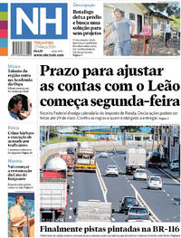 Capa do jornal Jornal NH 17/03/2026