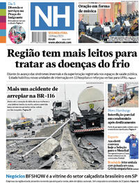Capa do jornal Jornal NH 18/05/2026