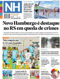 Capa do jornal Jornal NH 19/01/2026
