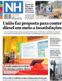Capa do jornal Jornal NH 19/03/2026