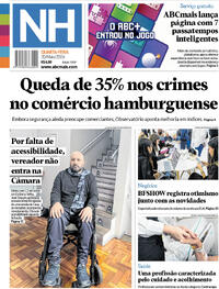 Capa do jornal Jornal NH 20/05/2026