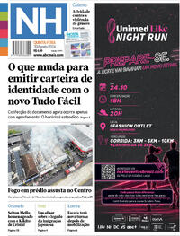 Capa Jornal NH 20/08/2026