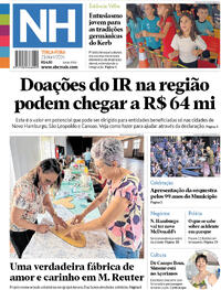 Capa do jornal Jornal NH 21/04/2026