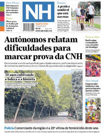 Capa do jornal Jornal NH 22/04/2026