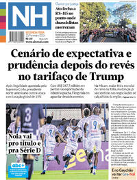 Capa do jornal Jornal NH 23/02/2026