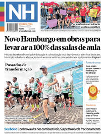 Capa do jornal Jornal NH 23/03/2026