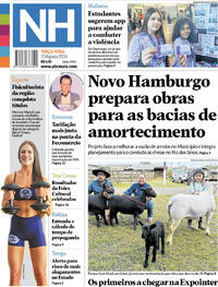 Capa Jornal NH 25/08/2026