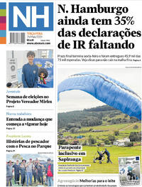 Capa do jornal Jornal NH 26/05/2026