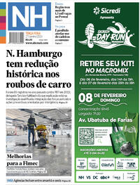 Capa do jornal Jornal NH 27/01/2026