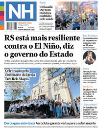 Capa do jornal Jornal NH 27/04/2026
