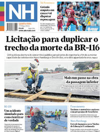 Capa do jornal Jornal NH 27/05/2026