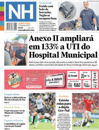 Capa do jornal Jornal NH 29/01/2026