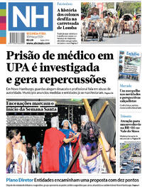 Capa do jornal Jornal NH 30/03/2026