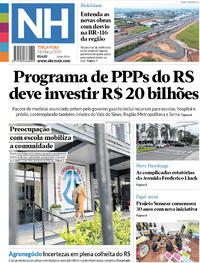 Capa do jornal Jornal NH 31/03/2026