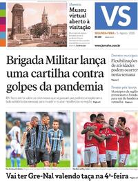 Capa do jornal Jornal VS 03/08/2020