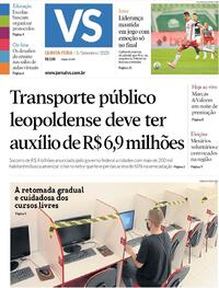 Capa do jornal Jornal VS 03/09/2020