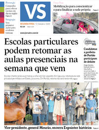 Capa do jornal Jornal VS 05/10/2020