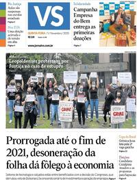 Capa do jornal Jornal VS 05/11/2020