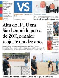 Capa do jornal Jornal VS 07/12/2020