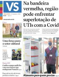 Capa do jornal Jornal VS 08/12/2020