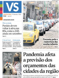 Capa do jornal Jornal VS 09/09/2020
