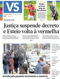Capa do jornal Jornal VS 10/08/2020